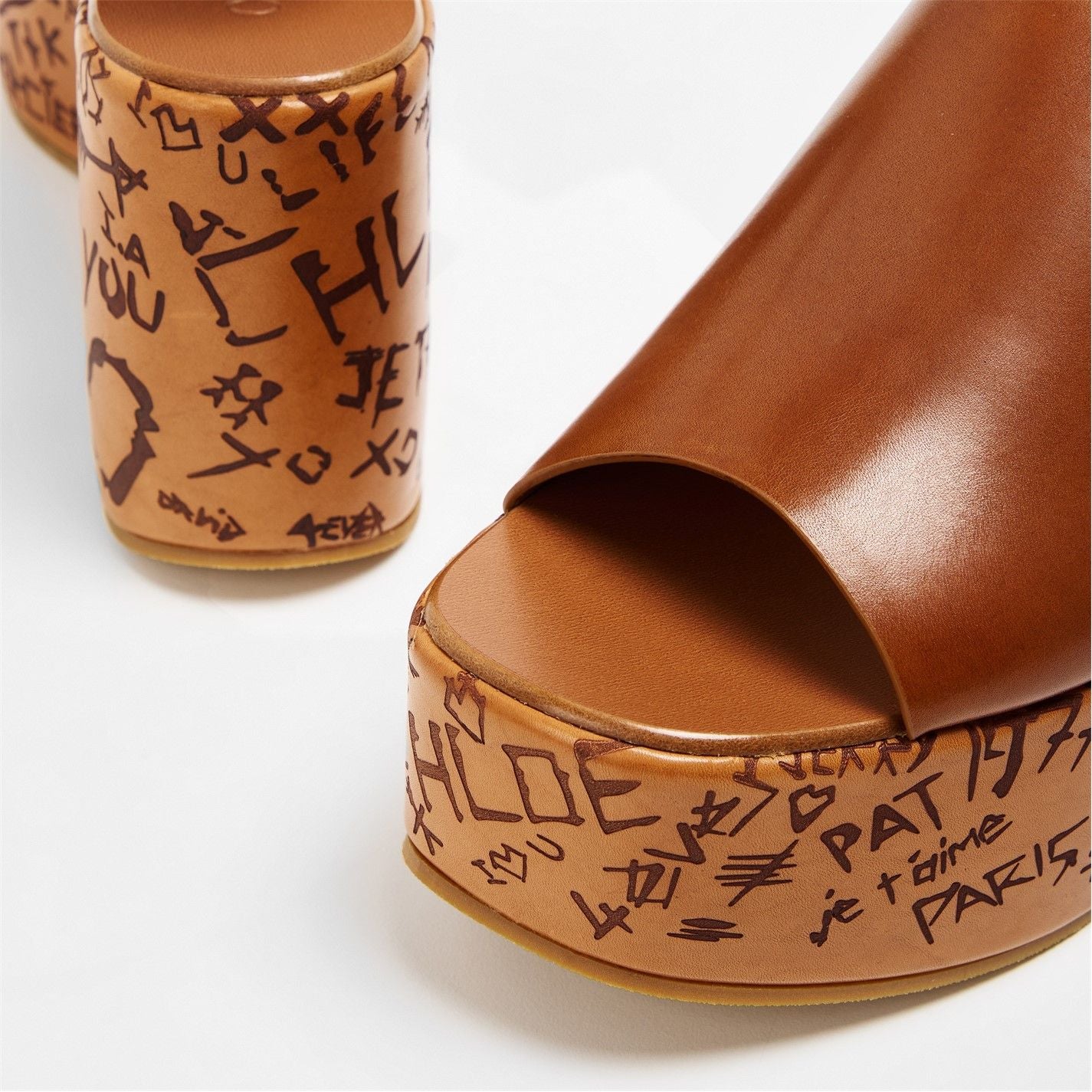  Maxime Wedge Sandals Ginger Brown