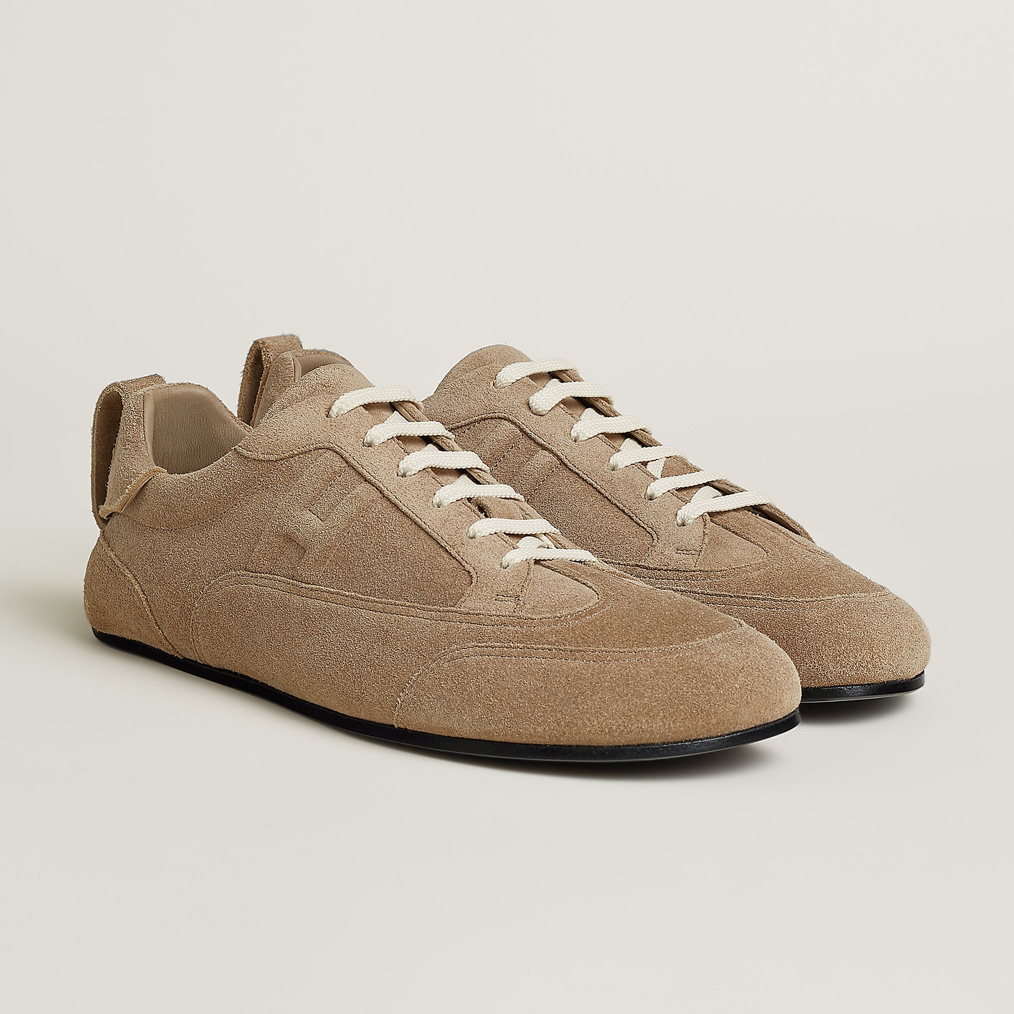  Hermes May Derby Shoe Beige Sable