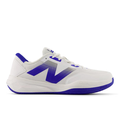 New Balance 796v4 Pickleball White with Blue Gemstone