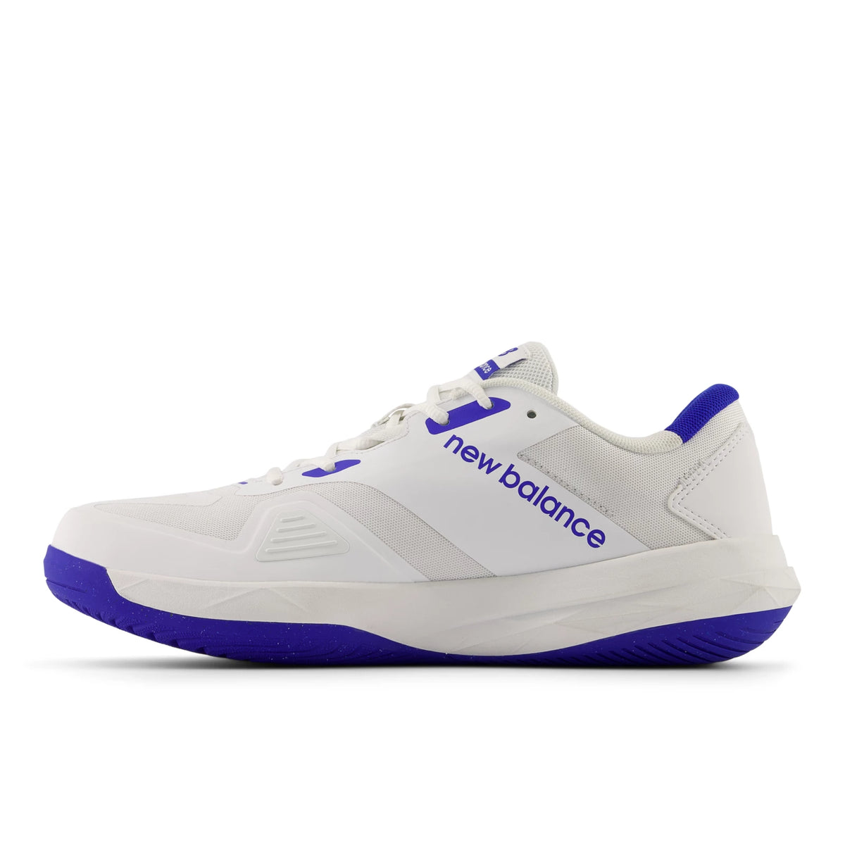 New Balance 796v4 Pickleball White with Blue Gemstone