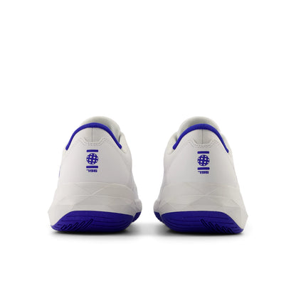 New Balance 796v4 Pickleball White with Blue Gemstone
