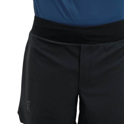 on 5" lightweight shorts Black