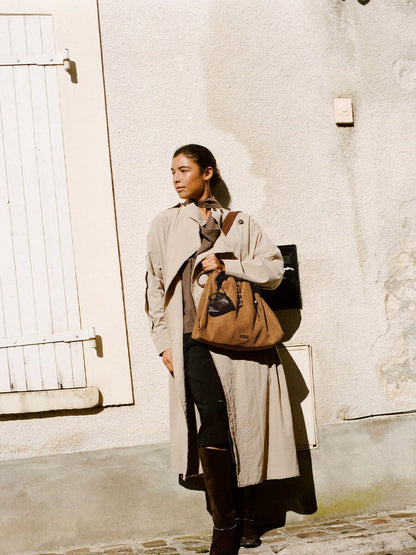 Songmont Medium Gather Bag Set Ochre Suede