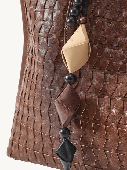 Songmont Medium Lattice Tote Sandal