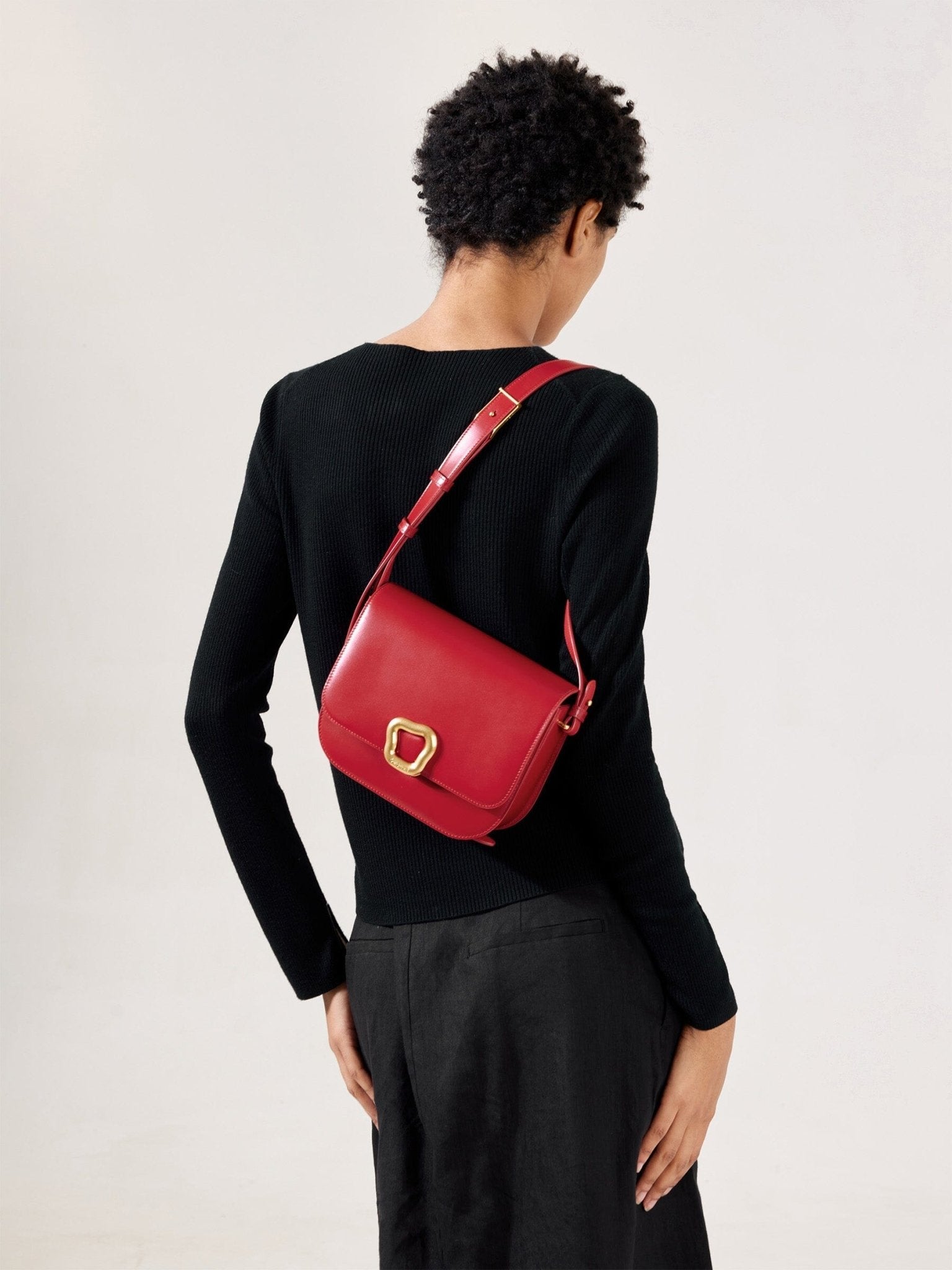 Songmont Medium Reset Tofu Bag Lucky Red