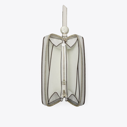 Tory Burch Medium Romy Wallet Dove Gray