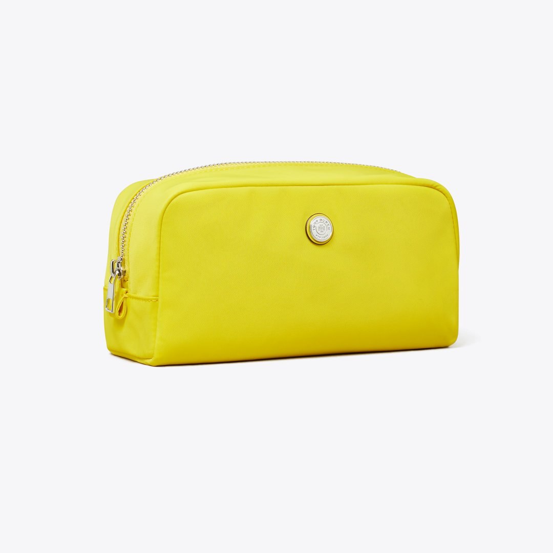 Tory Burch Medium Twist Cosmetic Case Yellow