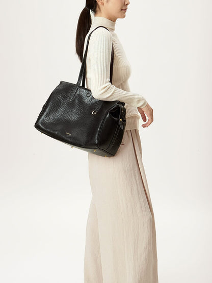 Songmont Medium Yore Duffle Bag - Vegan Leather Onyx