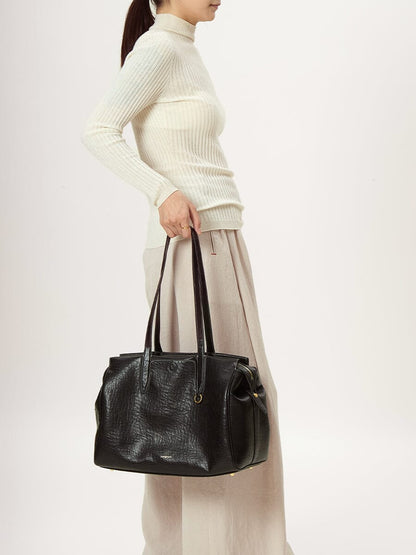 Songmont Medium Yore Duffle Bag - Vegan Leather Onyx