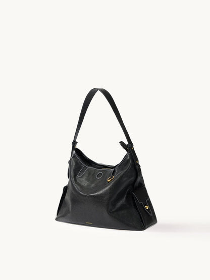 Songmont Medium Yore Hobo Bag Onyx