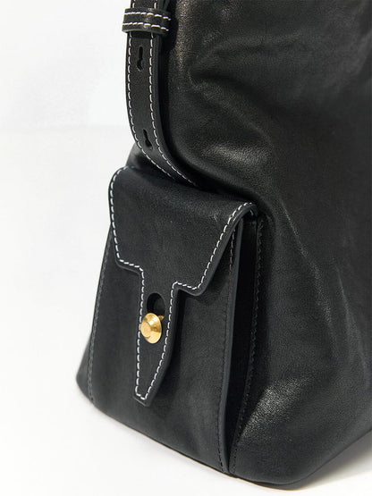 Songmont Medium Yore Hobo Bag Onyx