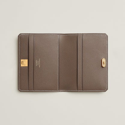  Hermes Medor Card Holder Toupe
