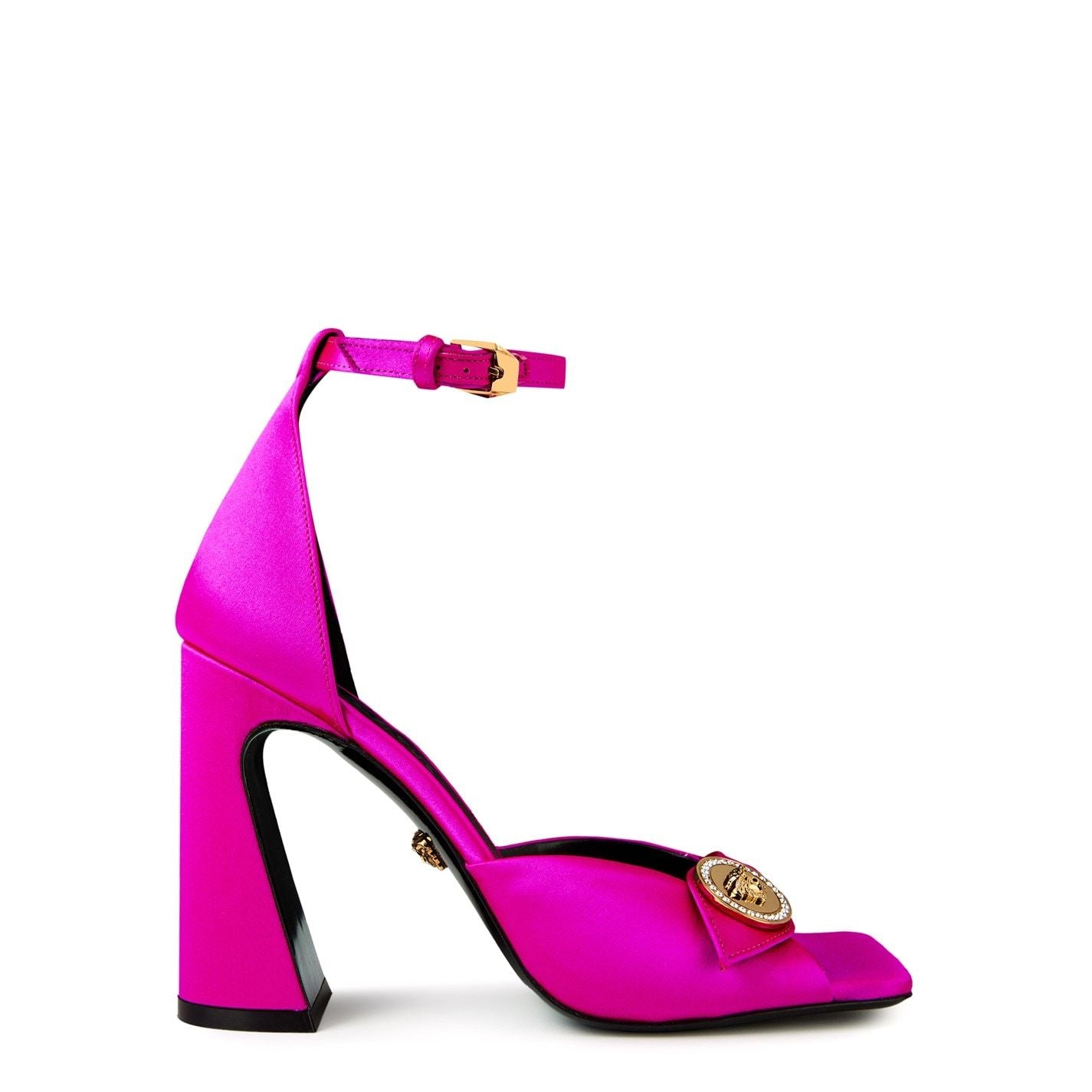  Medusa Button Sandals Fuschia