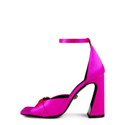  Medusa Button Sandals Fuschia