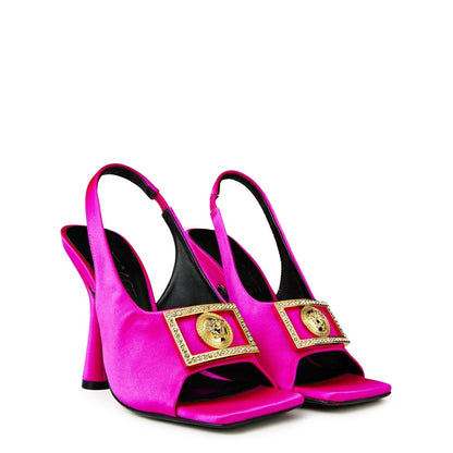  Medusa Slingback Sandals Fuschia