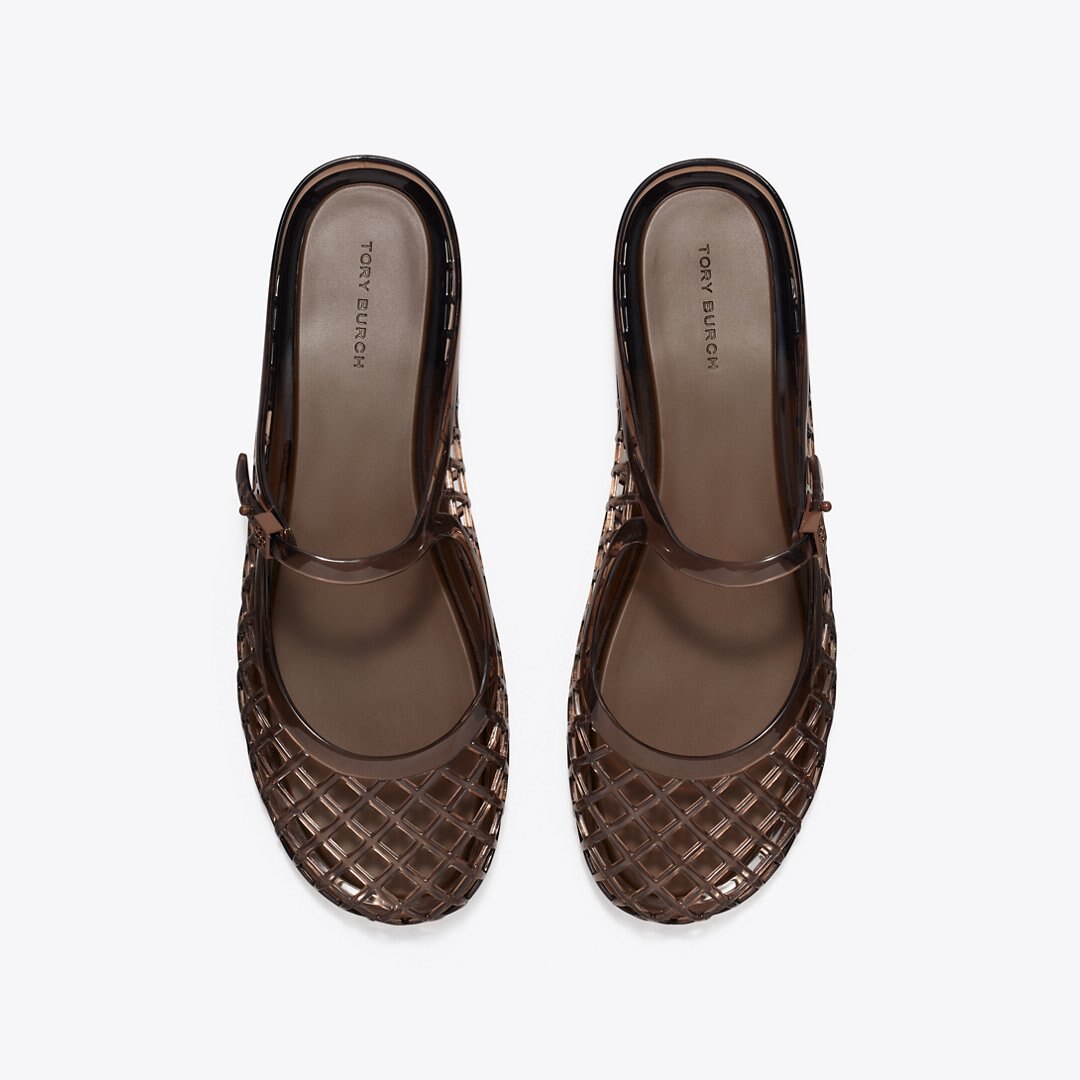 Tory Burch Mellow Mary Jane Jelly COCOA / COCOA