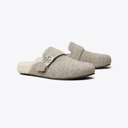 Tory Burch Mellow Mule FOG GRAY / TAUPE