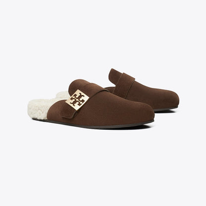 Tory Burch Mellow Mule DARK COCOA / TAUPE