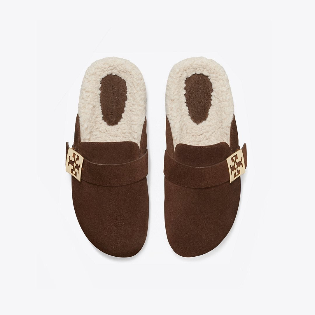 Tory Burch Mellow Mule DARK COCOA / TAUPE