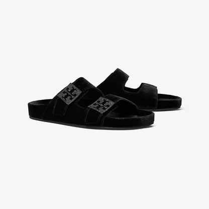 Tory Burch Mellow Pav Sandal PERFECT BLACK / JET