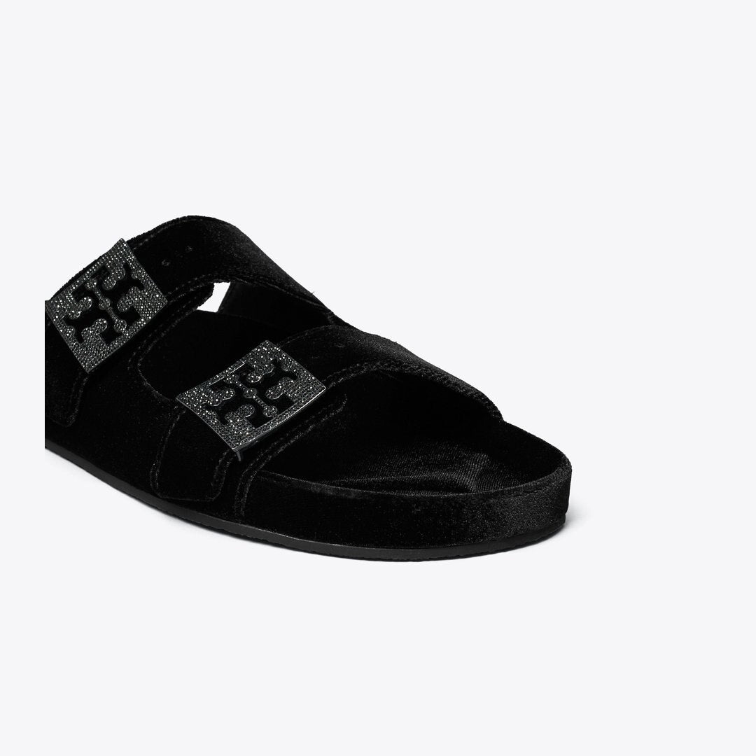 Tory Burch Mellow Pav Sandal PERFECT BLACK / JET
