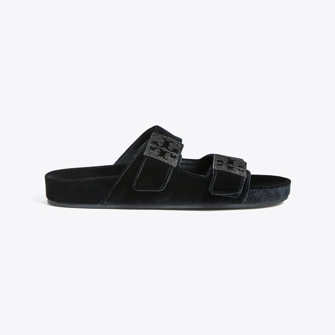 Tory Burch Mellow Pav Sandal PERFECT BLACK / JET