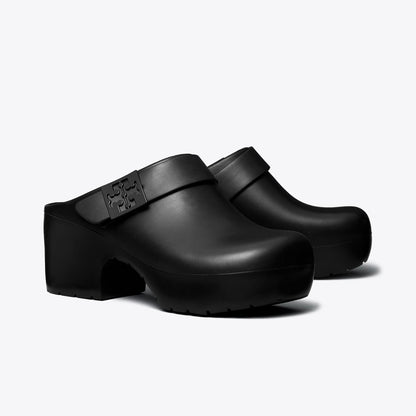 Tory Burch Mellow Platform Heeled Clog PERFECT BLACK