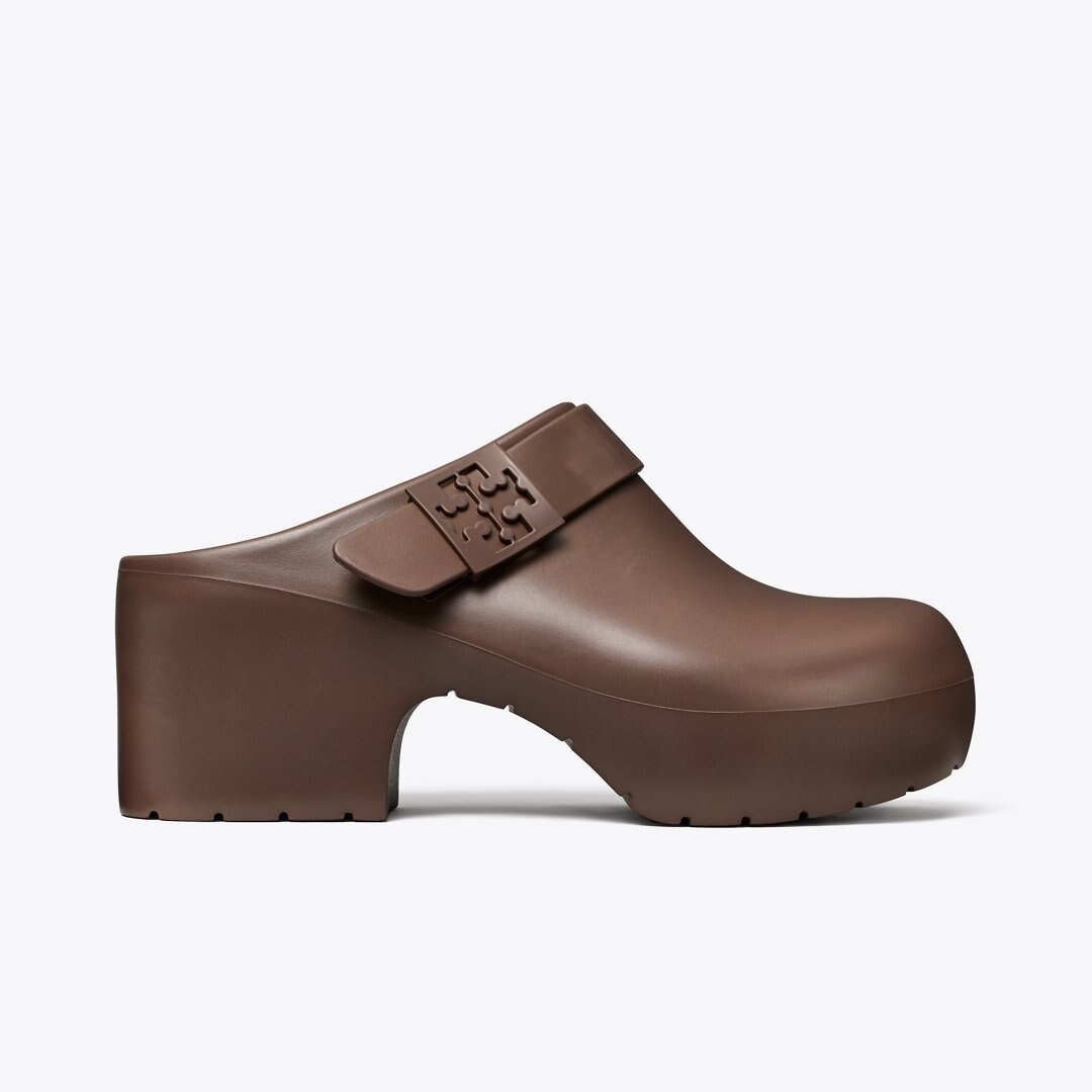 Tory Burch Mellow Platform Heeled Clog COCONUT