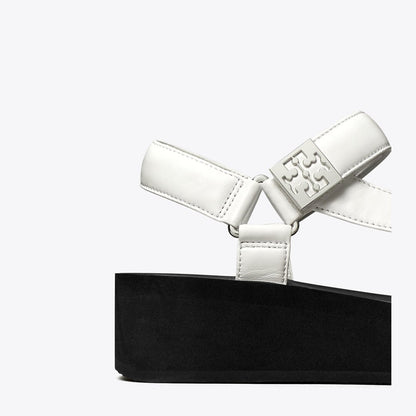 Tory Burch Mellow Platform Sandal OPTIC WHITE / SILVER / PERFECT BLACK