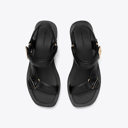 Tory Burch Mellow Platform Sandal PERFECT BLACK / GOLD / PERFECT BLACK