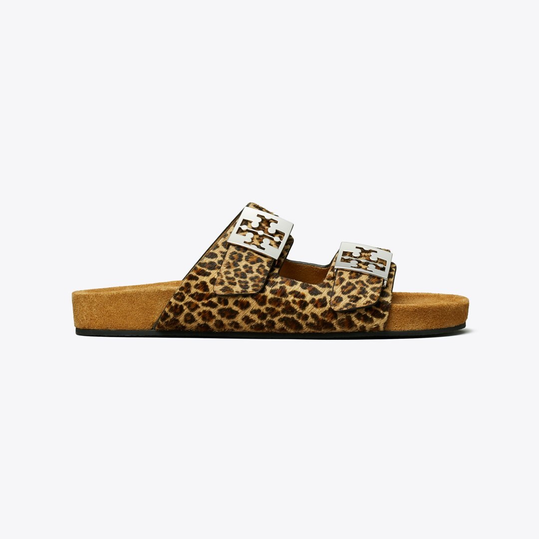 Tory Burch Mellow Sandal LEOPARD MULTI / LIGHT TEAK