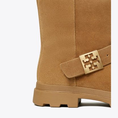 Tory Burch Mellow Shearling Boot CHESTNUT / GOLD