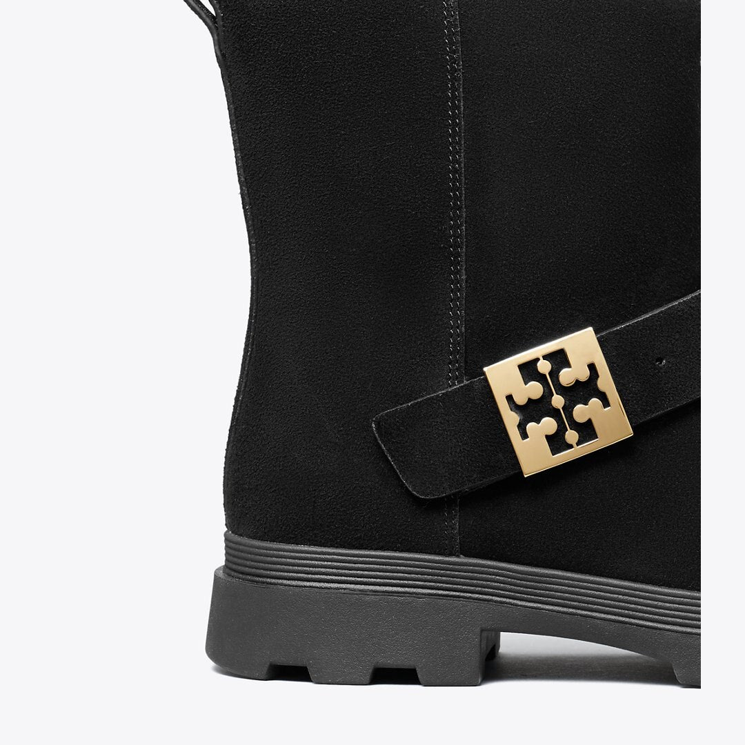 Tory Burch Mellow Shearling Boot PERFECT BLACK / GOLD
