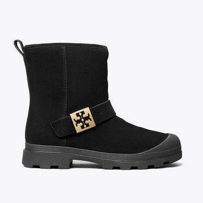 Tory Burch Mellow Shearling Boot PERFECT BLACK / GOLD