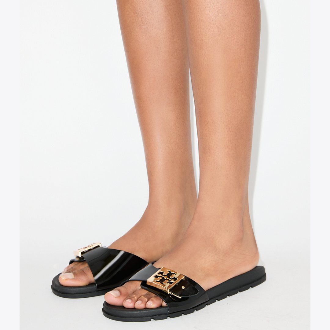 Tory Burch Mellow Slide PERFECT BLACK / GOLD