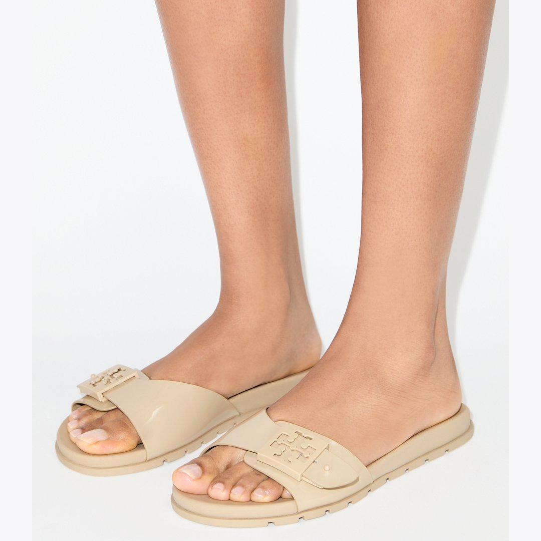 Tory Burch Mellow Slide STONE GRAY / STONE GRAY