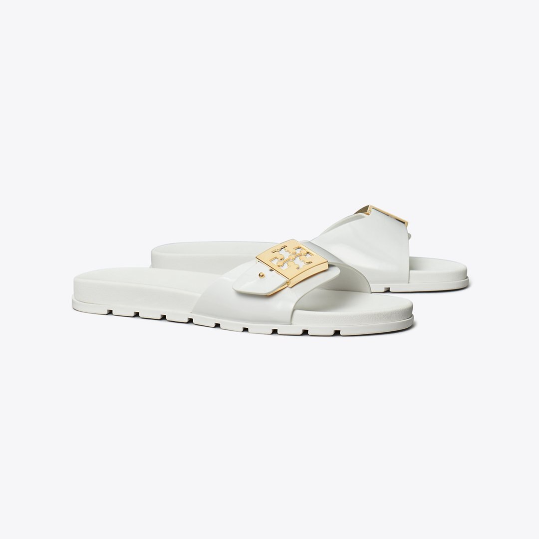 Tory Burch Mellow Slide WHITE / GOLD