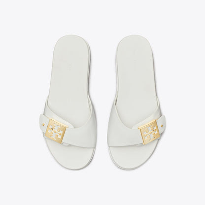 Tory Burch Mellow Slide WHITE / GOLD