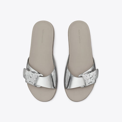 Tory Burch Mellow Slide SILVER / SILVER / ALUMINUM