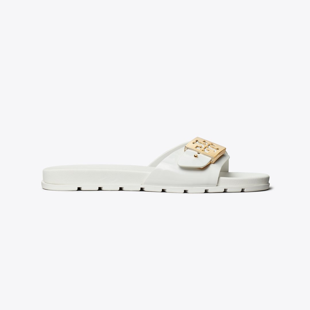 Tory Burch Mellow Slide WHITE / GOLD