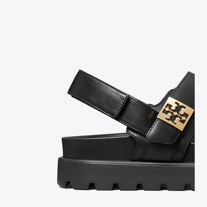 Tory Burch Mellow Sport Sandal PERFECT BLACK / GOLD