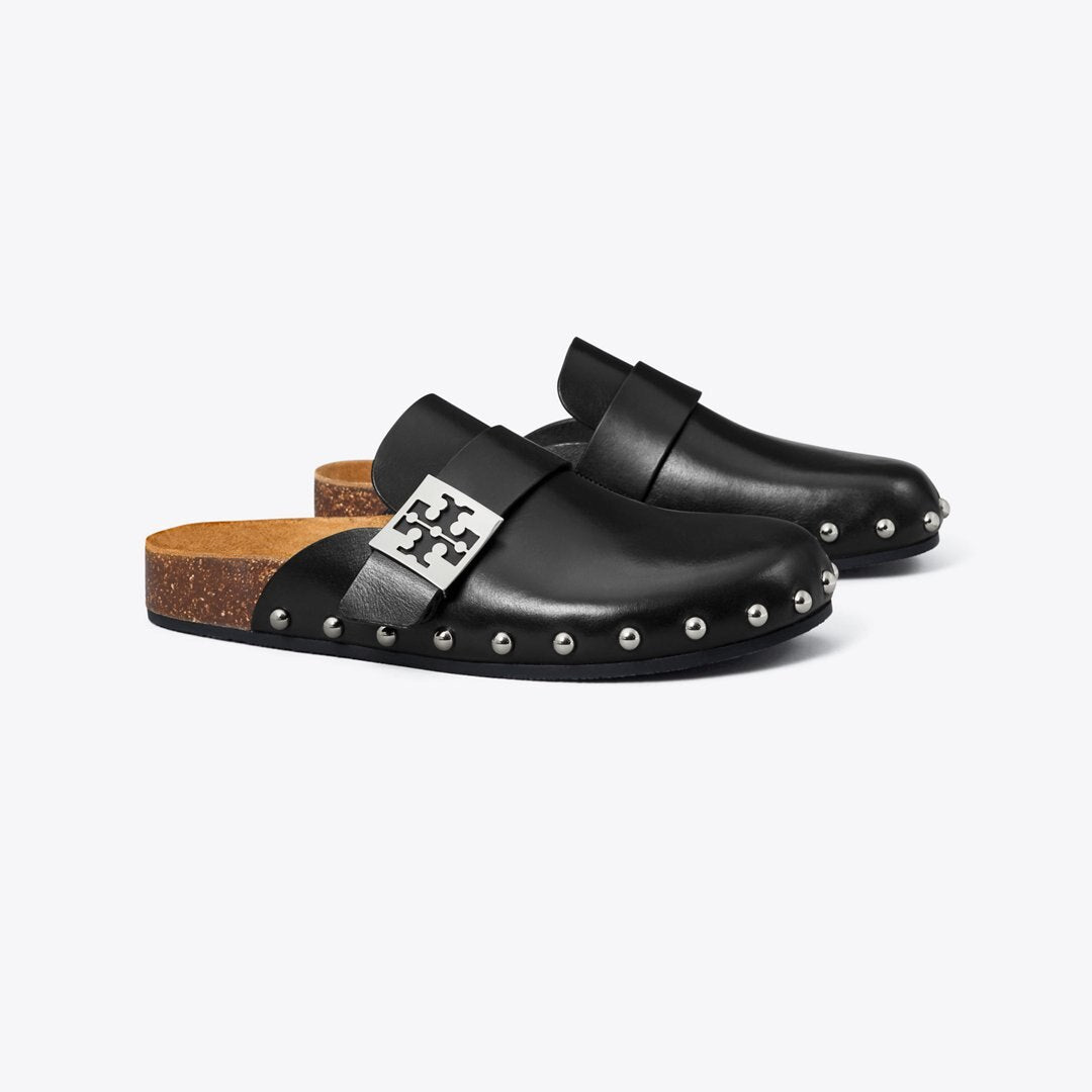 Tory Burch Mellow Studded Mule PERFECT BLACK