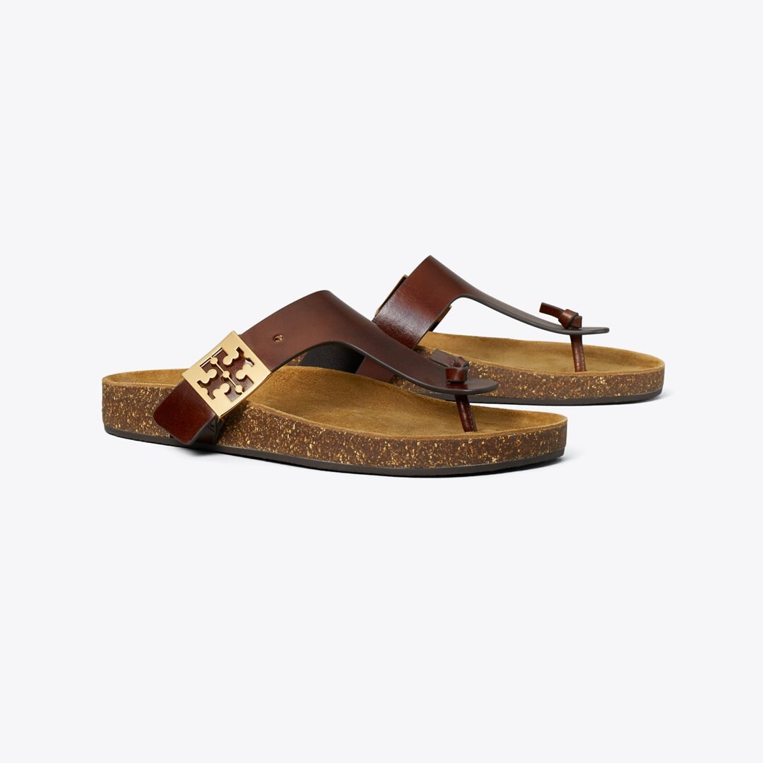 Tory Burch Mellow T-Strap Sandal NEGRONI / COCONUT