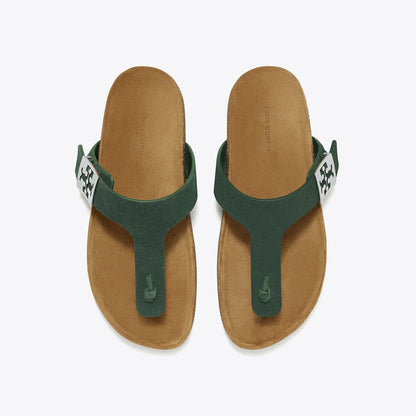 Tory Burch Mellow T-Strap Sandal WARM TEAL / LIGHT TEAK
