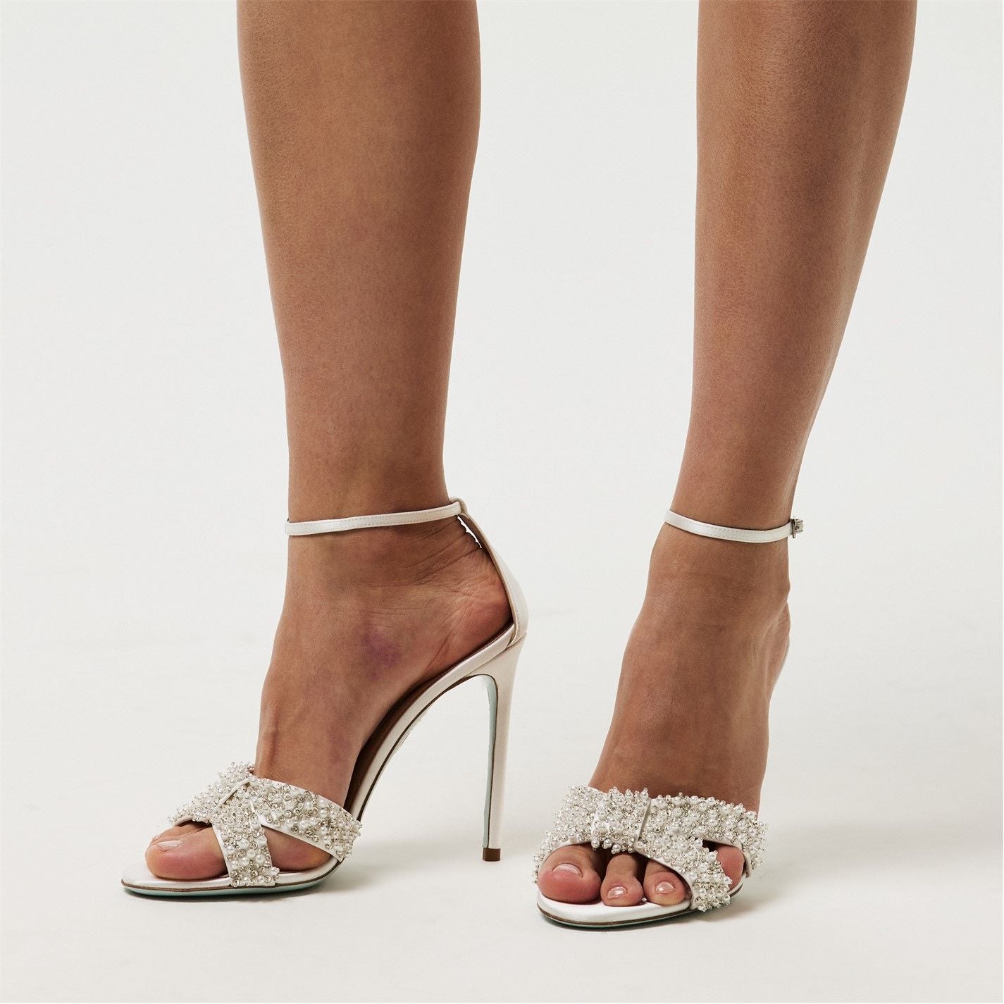  Melodie 105mm Pearl Heels White