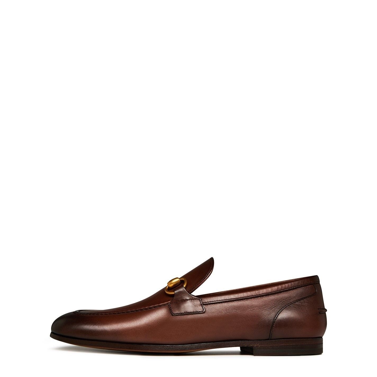  Men's Horsebit Leather Jordaan Loafers Brown