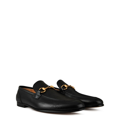  Men's Horsebit Leather Jordaan Loafers Nero