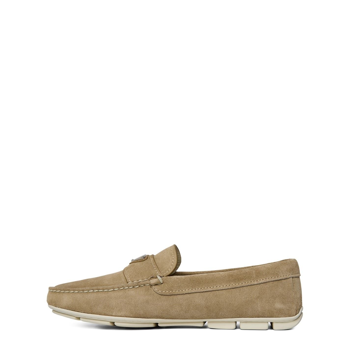  Men'S Leather Drive Loafers Desert Beige