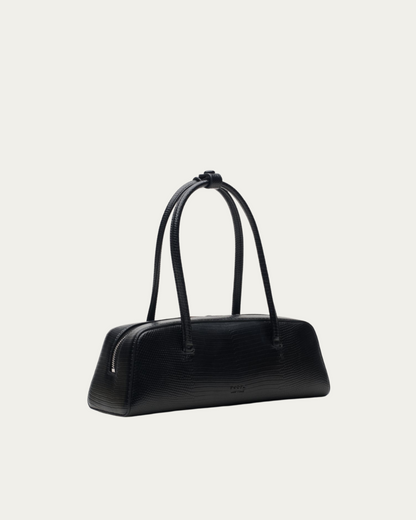 Freja Mercer Bag Black Lizard