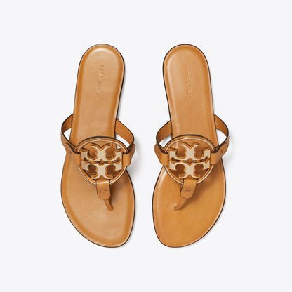 Tory Burch Metal Miller Sandal WALNUT / GOLD